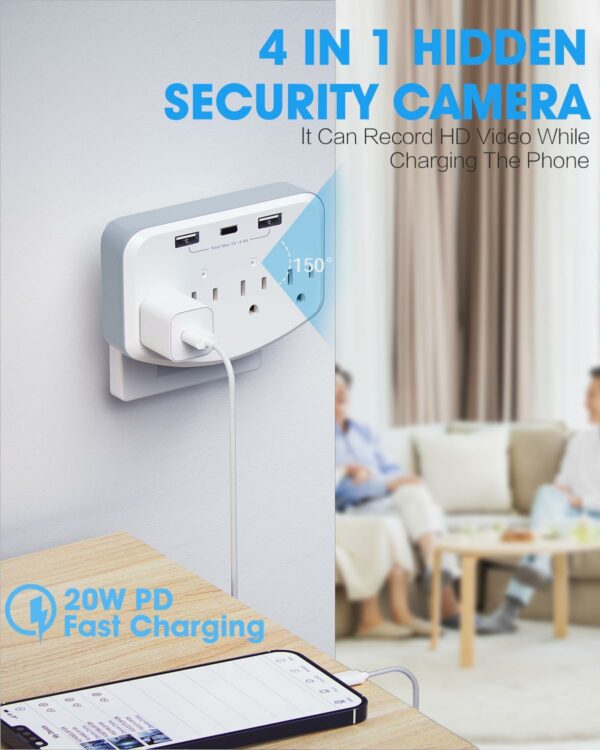 WIFI 4K Outlet Camera