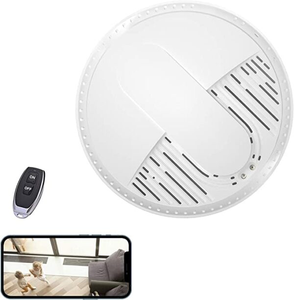 WIFI Smoke Detector Side-Angle Camera